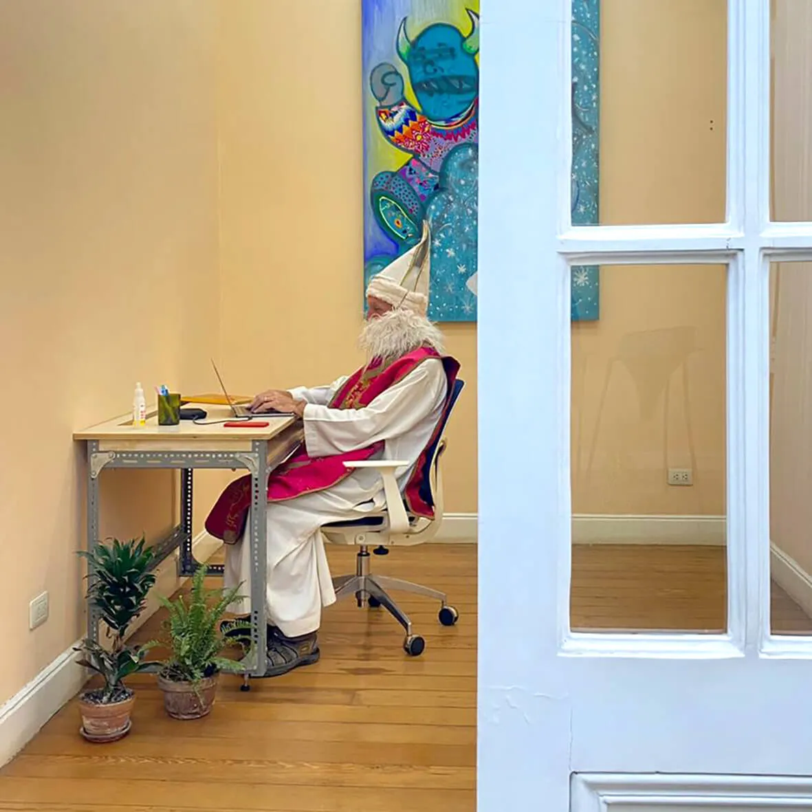 Visita de Santa Claus